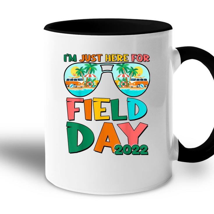 Im Just Here For Field Day Kids Boys Girls Teachers  Accent Mug