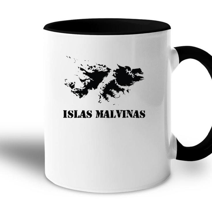 Islas Malvinas Falkland Islands Map Accent Mug