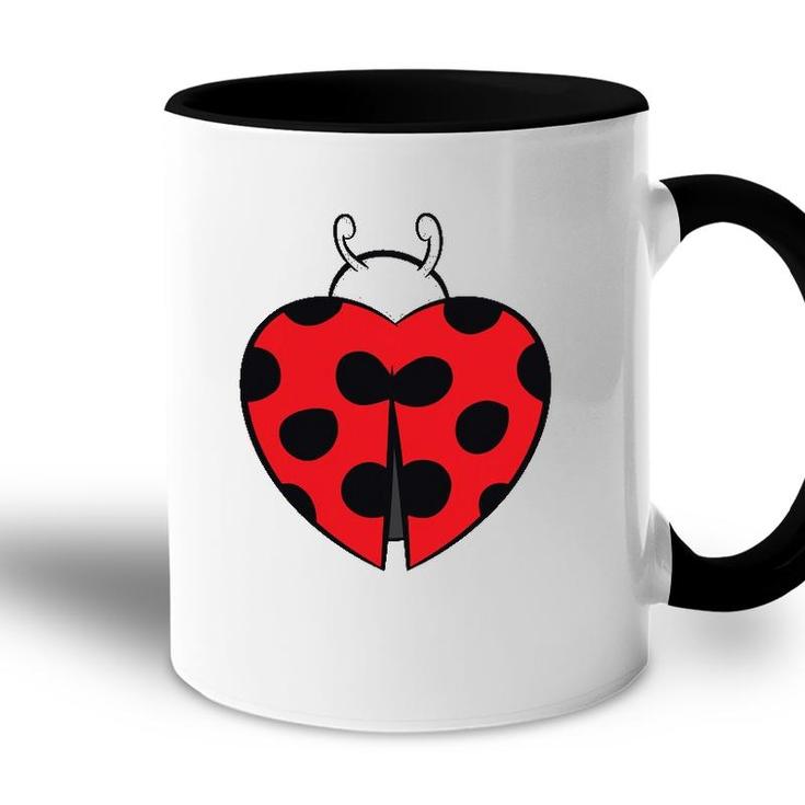 Ladybug Heart Love Ladybugs Gift Accent Mug