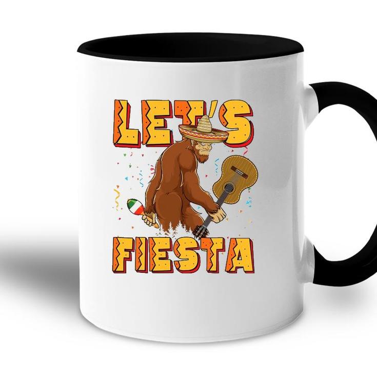 Lets Fiesta El Squatcho Bigfoot Funny Cinco De Mayo Mexican Accent Mug