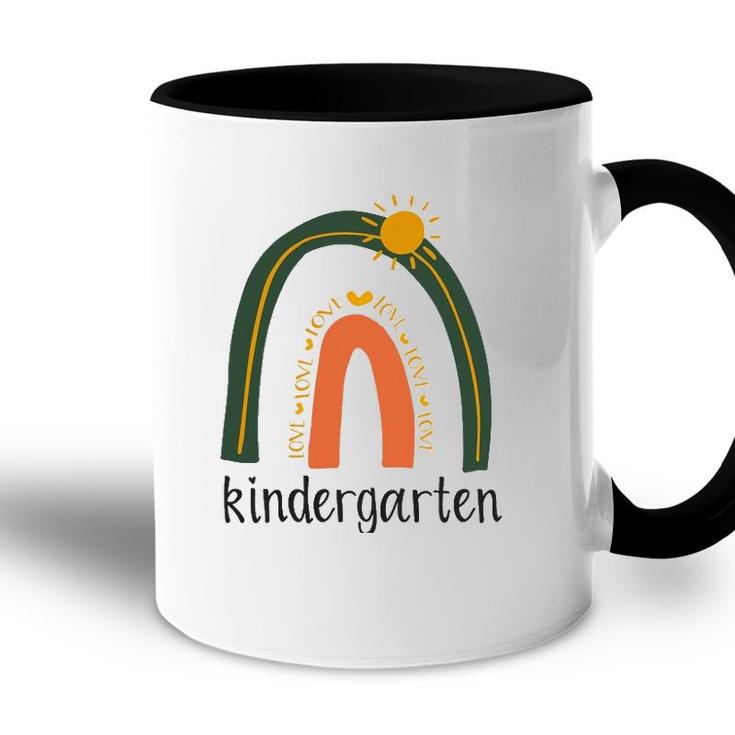 Love Rainbow Proud Nursery Preschool Kindergarten Teacher Accent Mug