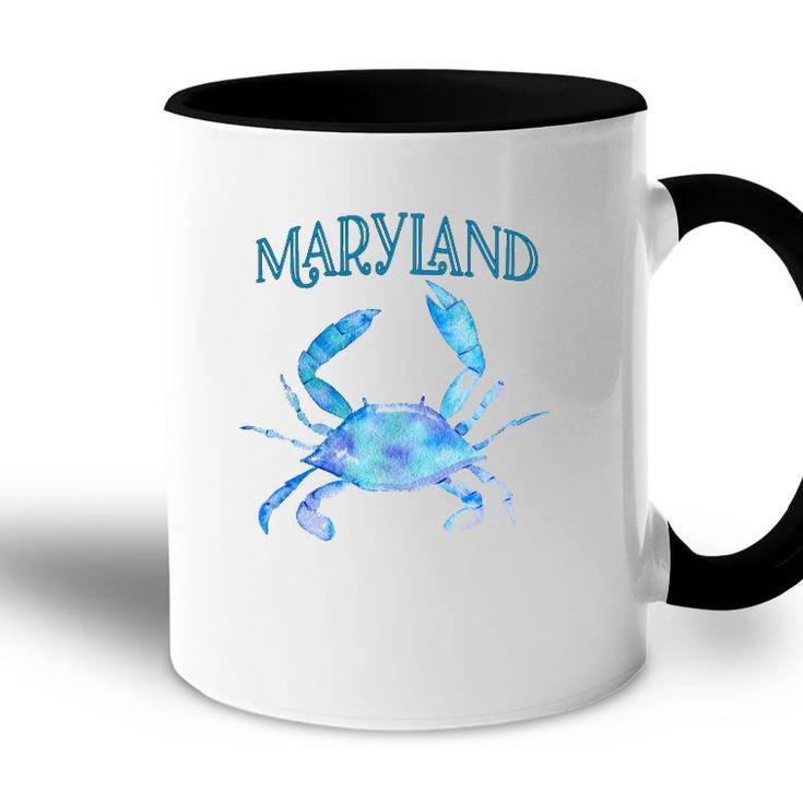 Maryland Beautiful Chesapeake Bay Blue Crab - Maryland  Accent Mug