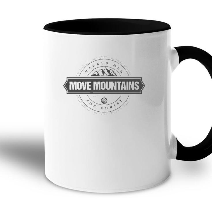 Mens Marked Men For Christ Move Mountains Wpg Accent Mug