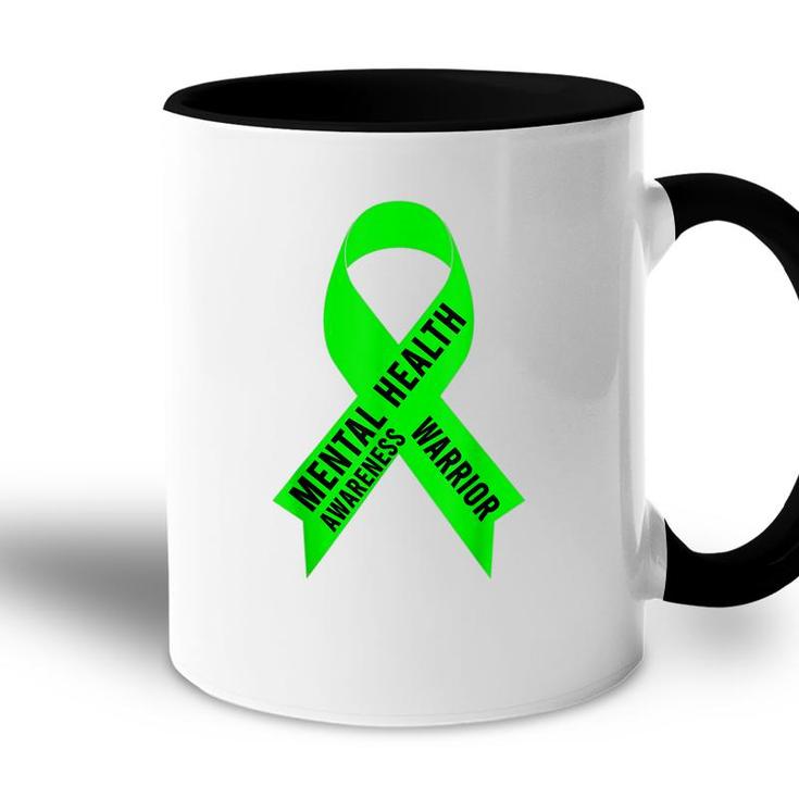 Mental Health Awareness  - World Mental Health Day  Accent Mug