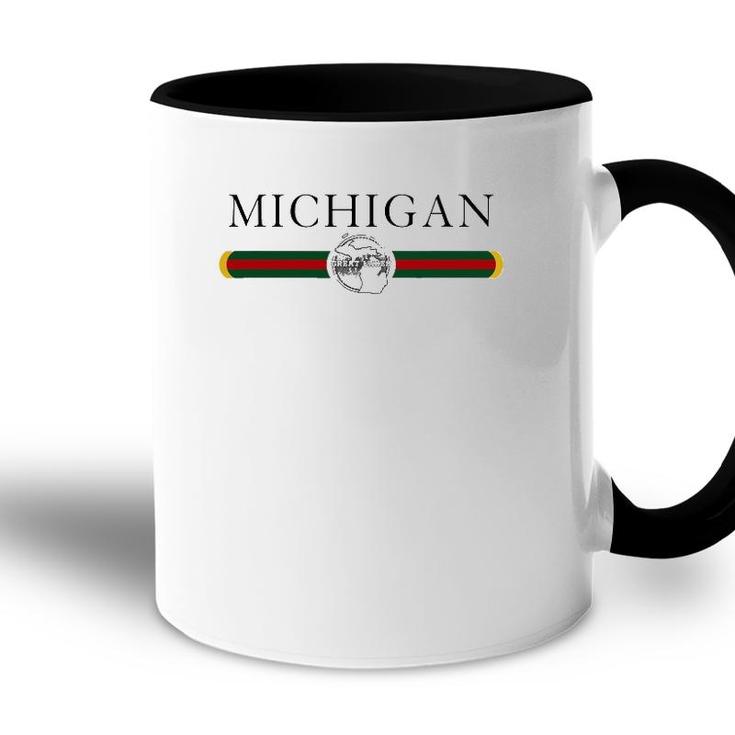 Michigan Style Home State Gift Accent Mug