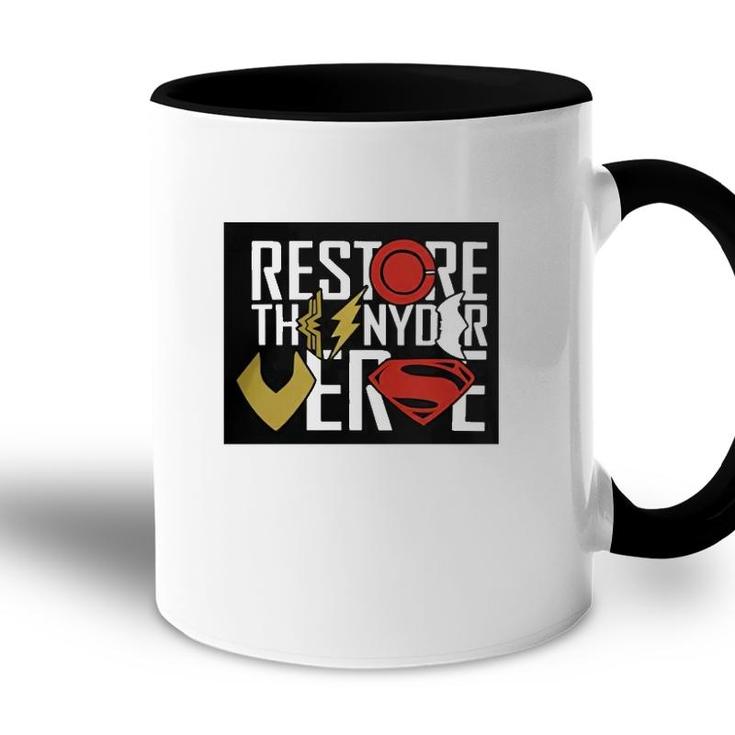 Official Restore The Snyderverse Superhero Accent Mug