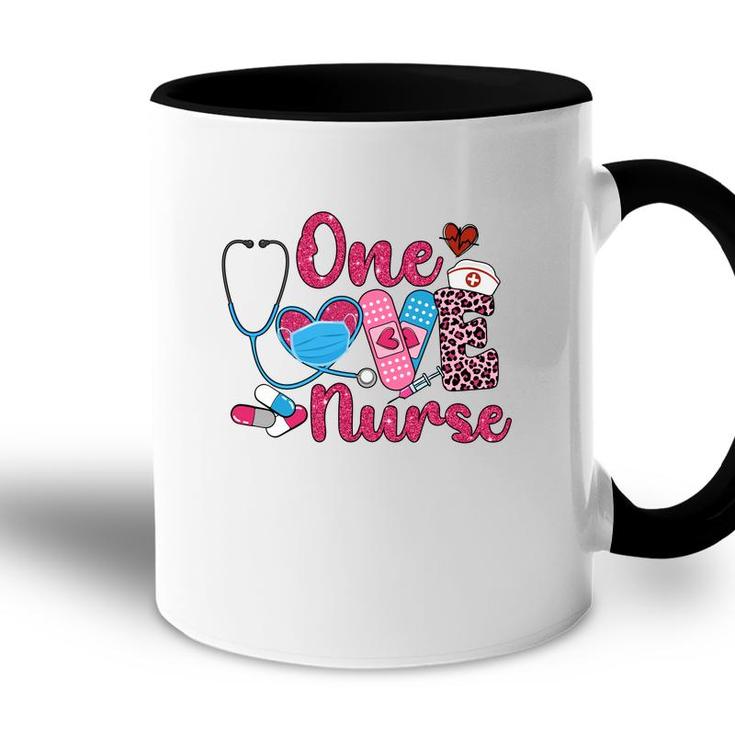 One Love Nurse Job Cute Colors New 2022 Gift Accent Mug