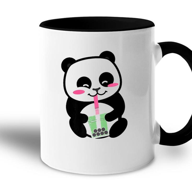 Panda Sipping Bubble Tea Cute Animal Inspired Anime  Accent Mug