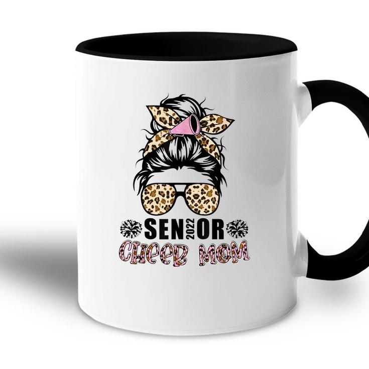 Senior 2022 Cheer Mom Cheerleader Parent Class Of 2022 Accent Mug