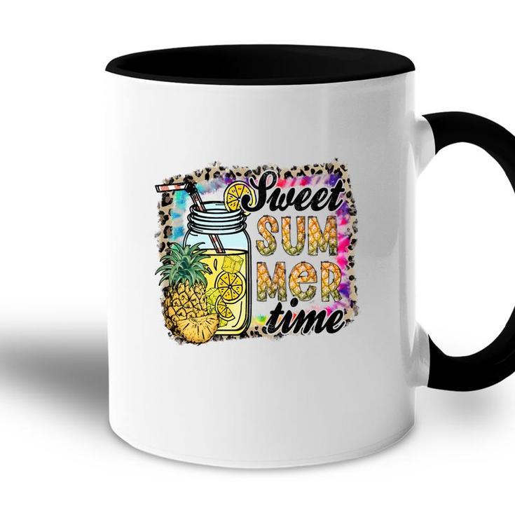 Sweet Summer Time For You Retro Summer Beach Accent Mug
