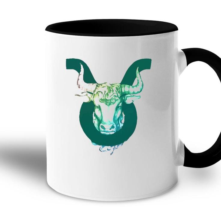 Taurus Watercolor Zodiac Gift Accent Mug