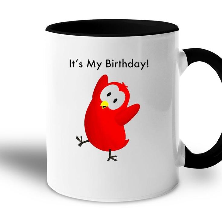 The Official Sammy Bird Its My Birthday Accent Mug