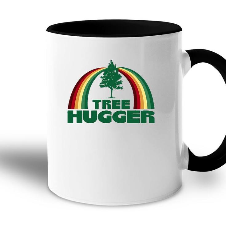 Tree Hugger Earth Day Tree Environmental Protection Accent Mug