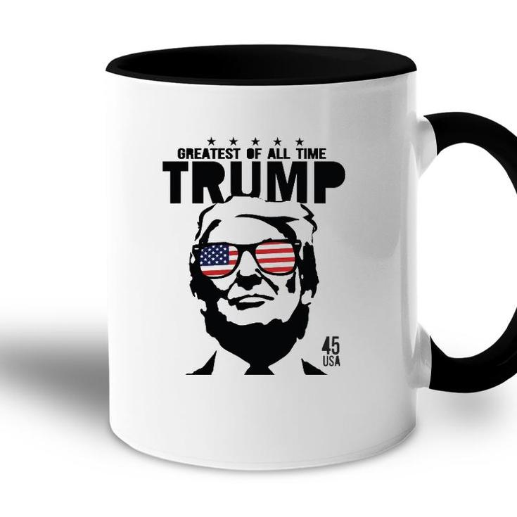 Trump American Flag Sunglasses Goat Trump Goat 45 Usa Accent Mug