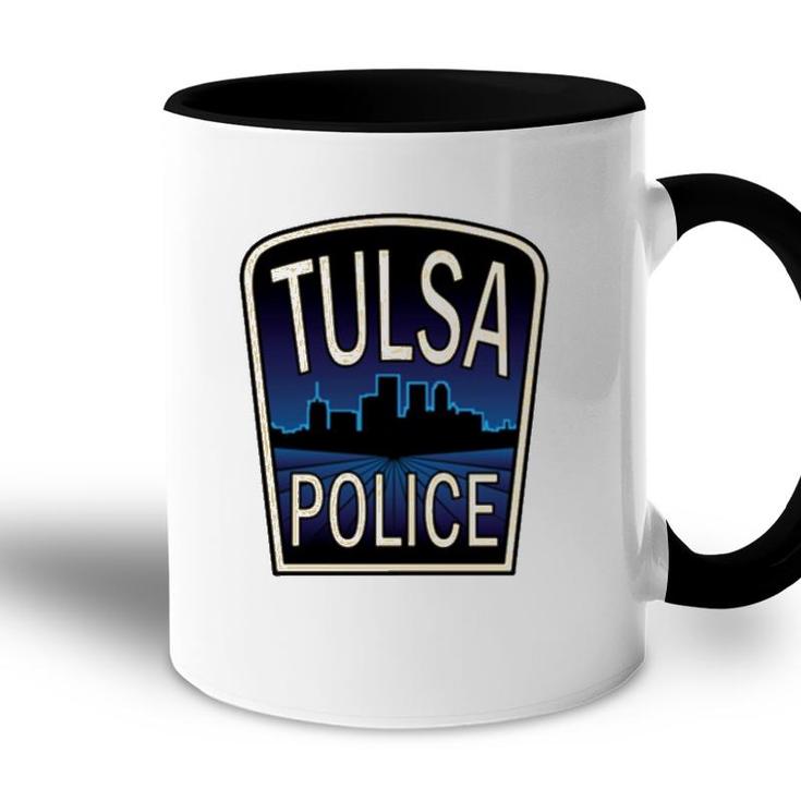 Tulsa Police Department Skyline Gift Accent Mug