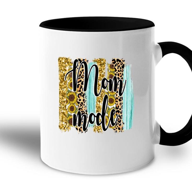 Turn On Mom Mode Vintage Mothers Day Accent Mug