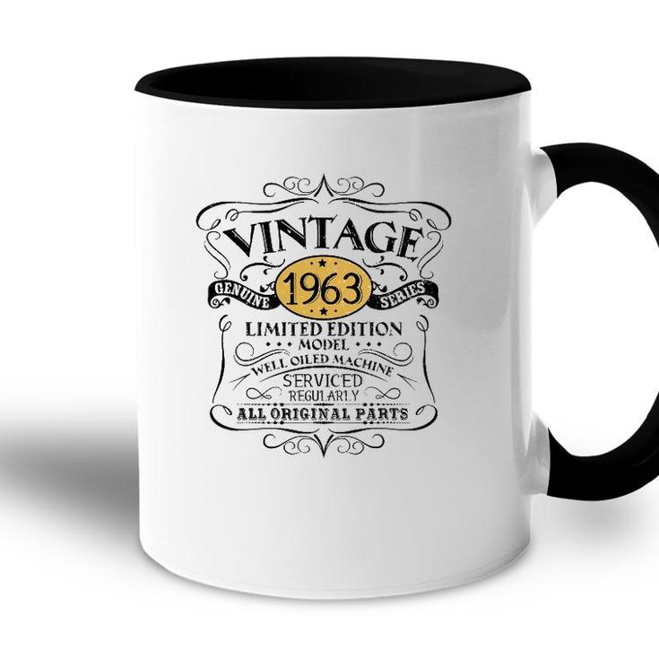 Vintage 1963 59Th Birthday Gift Men Women Original Design Accent Mug