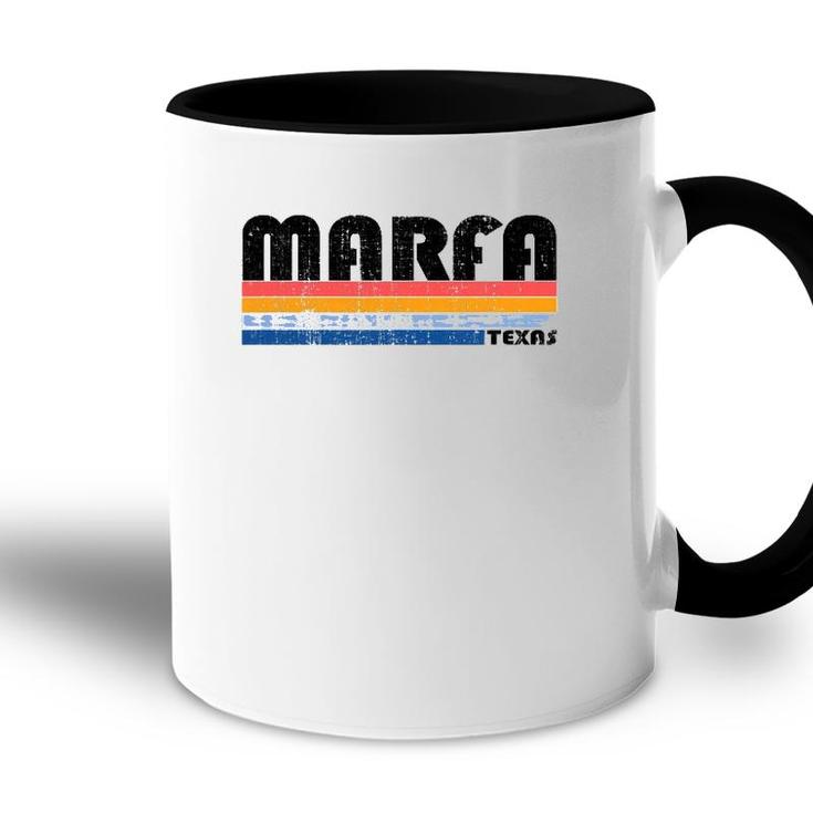 Vintage 70S 80S Style Marfa Texas Accent Mug