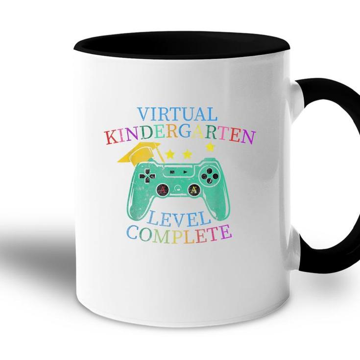 Virtual Kindergarten Graduation Level Complete Video Gamer  Accent Mug
