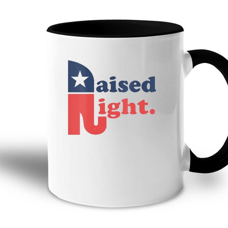 Womens Raised Right Republican Elephant Retro Style Distressed Gift V-Neck Accent Mug