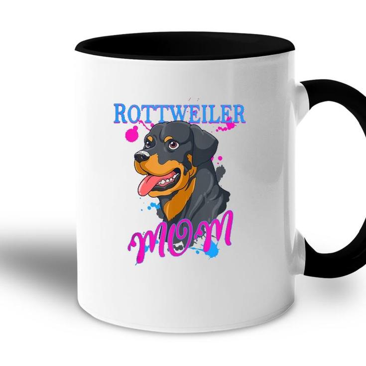 Womens Rottweiler Mom Gift Rottie  Accent Mug