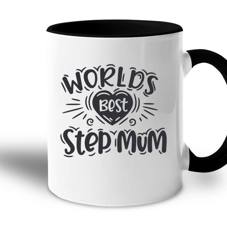 Worlds Best Step Mum Happy Mothers Day Gifts Stepmom Accent Mug
