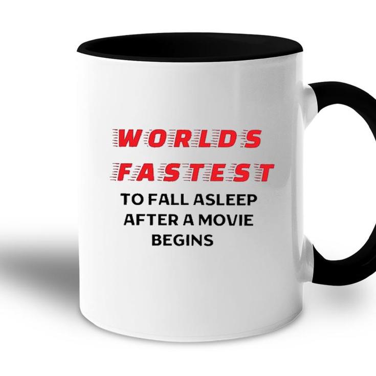 Worlds Fastest To Fall Asleep After A Begins 2022 Trend Accent Mug