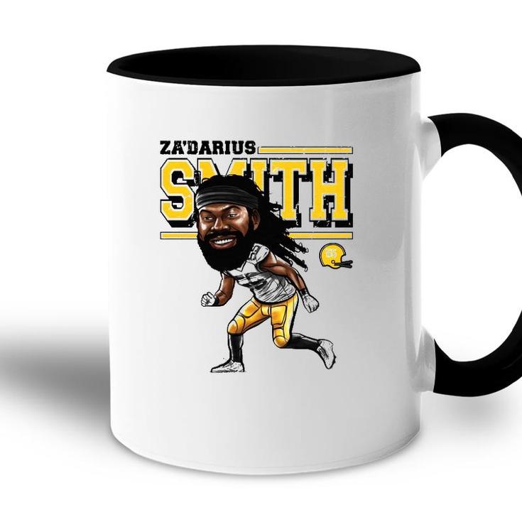 Za’Darius Smith Cartoon Football Fans Accent Mug