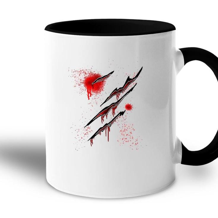 Zombie Ripped  Blood Red Zombie  Zombie Wounds Accent Mug