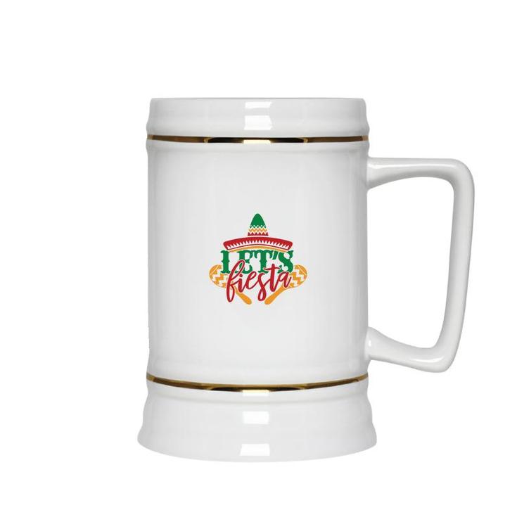Lets Fiesta Good Decoration Gift For Human Ceramic Beer Stein