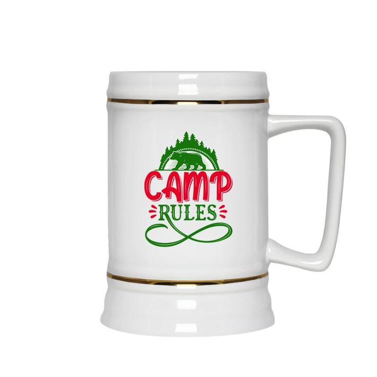 Travel Lover Makes Camp Rules For Them In The Exploration Ceramic Beer Stein