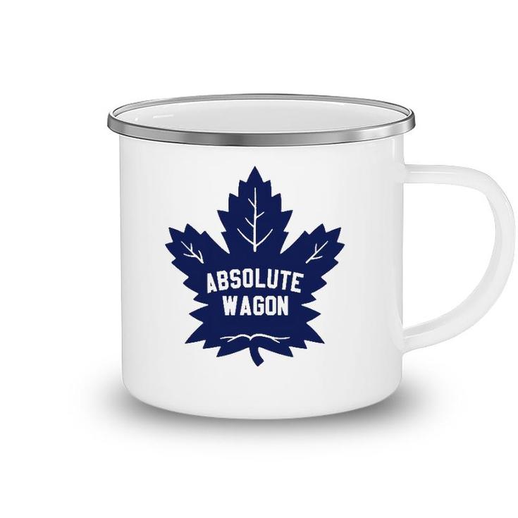 Absolute Wagon Maple Leaf Ice Hockey Lover Camping Mug
