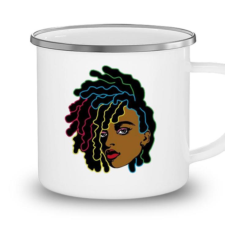 African Girl Black Lives Matter Melanin Pride African Gifts Camping Mug