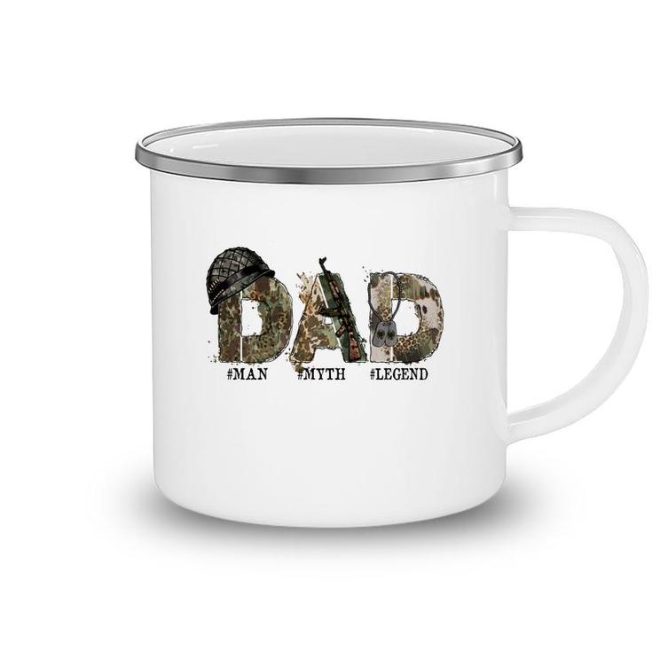 Amazing Dad Man Myth Legend Hero Dad Camping Mug