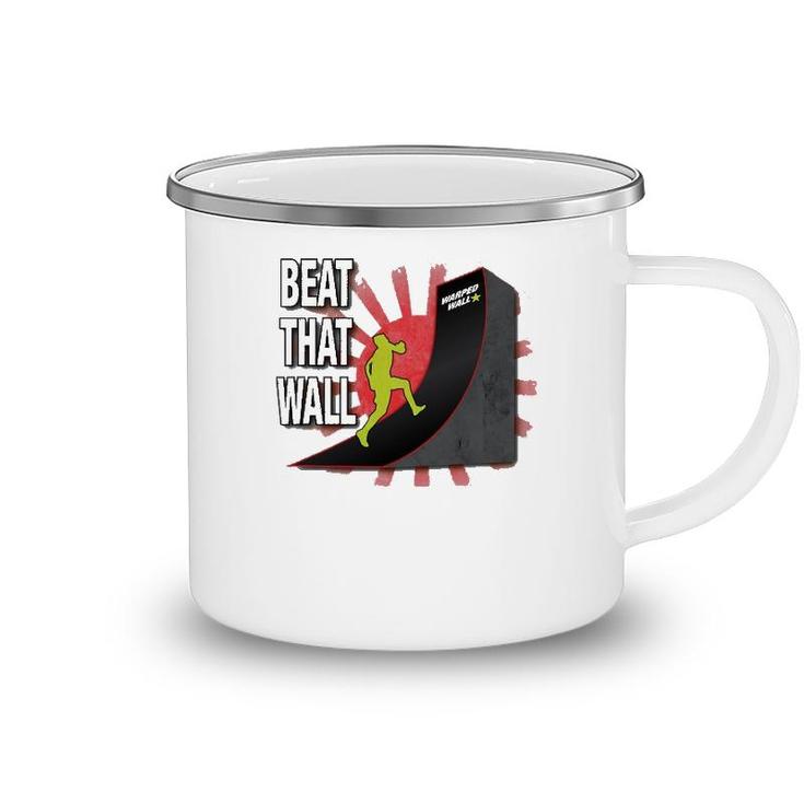 Beat That Wall Warped Wall Ninja Camping Mug
