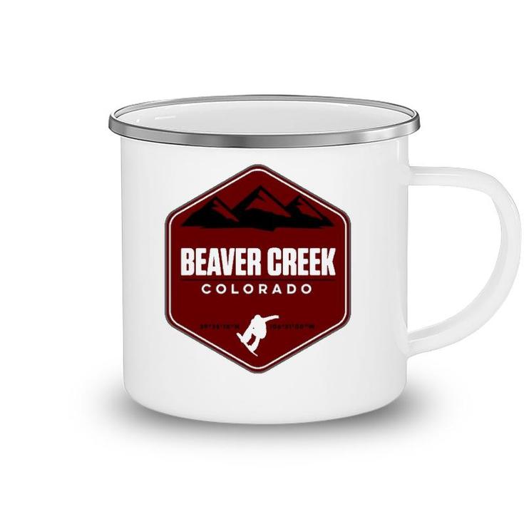 Beaver Creek Colorado Snowboard  Camping Mug