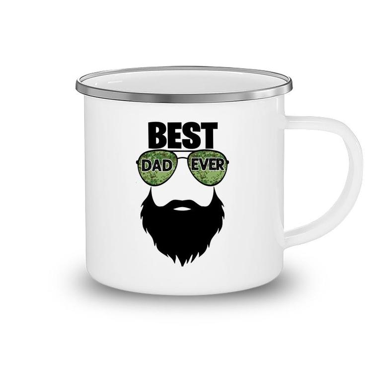 Best Dad Ever Black Beard Special Gift For Dad Fathers Day Camping Mug