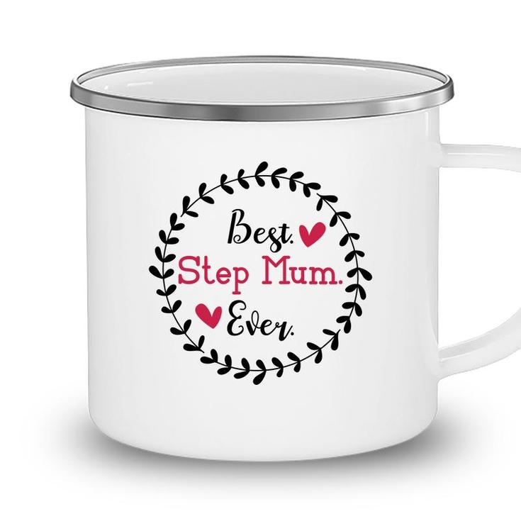 Best Step Mum Ever Mothers Day Wreath Stepmom Camping Mug