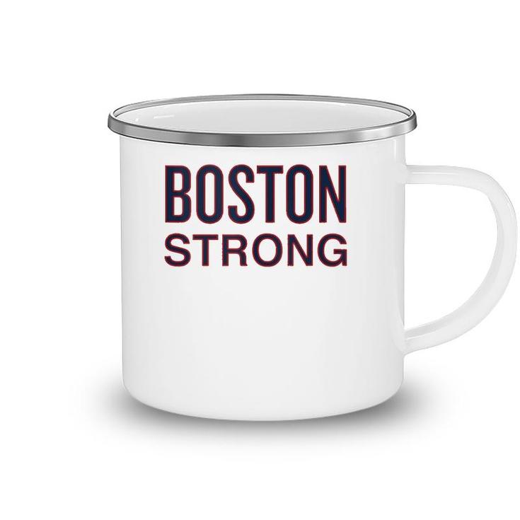 Boston Strong American Patriotic  Camping Mug