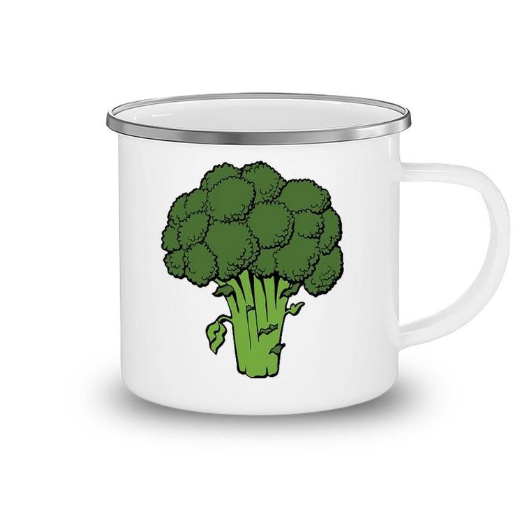 Broccoli Is Life Fun Graphic Vegetable Camping Mug