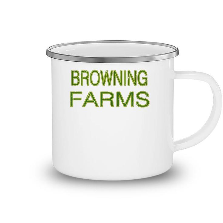 Browning Farms Squad Family Reunion Last Name Team  Camping Mug