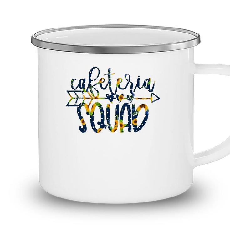 Cafeteria Squad Back To School Matching Group Sunflowers Camping Mug