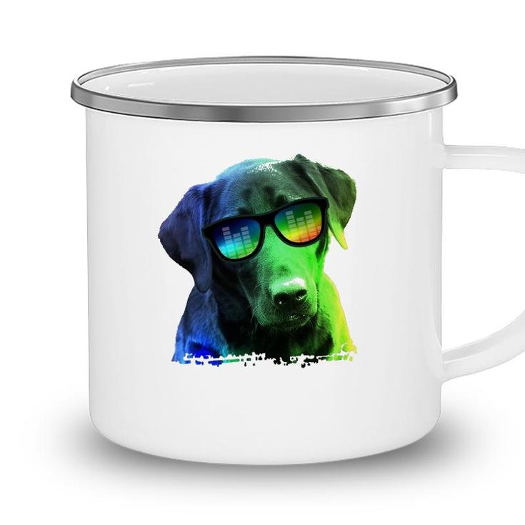 Colorful Dog Retriever Labrador Pet Lovers Gift Camping Mug