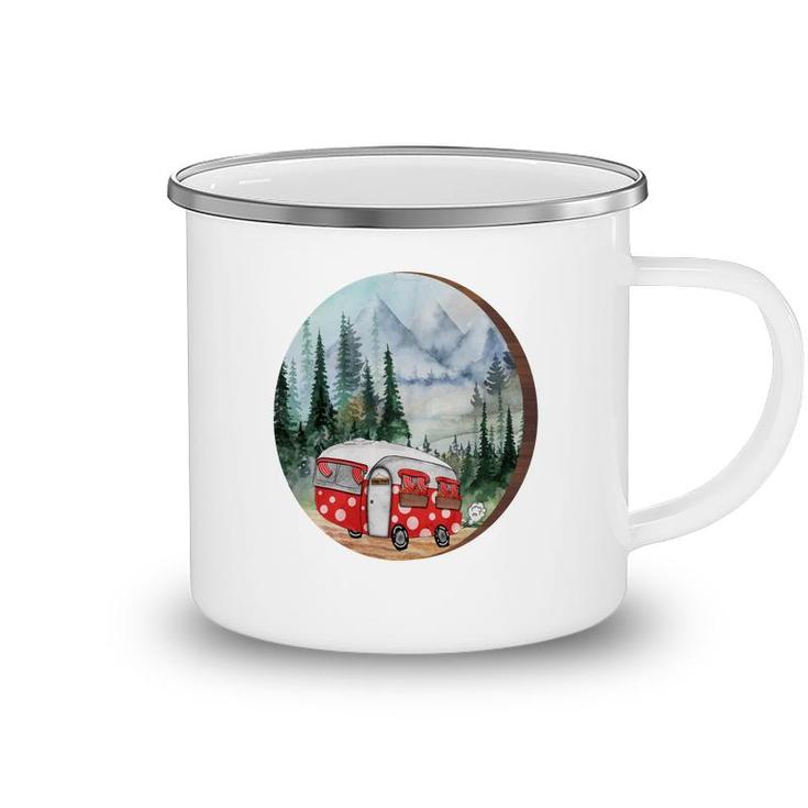 Custom Happt Life Happy Camper Camp Life Camping Mug