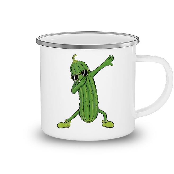Dabbing Pickle Dancing Cucumber Lover Funny Gifts  Camping Mug
