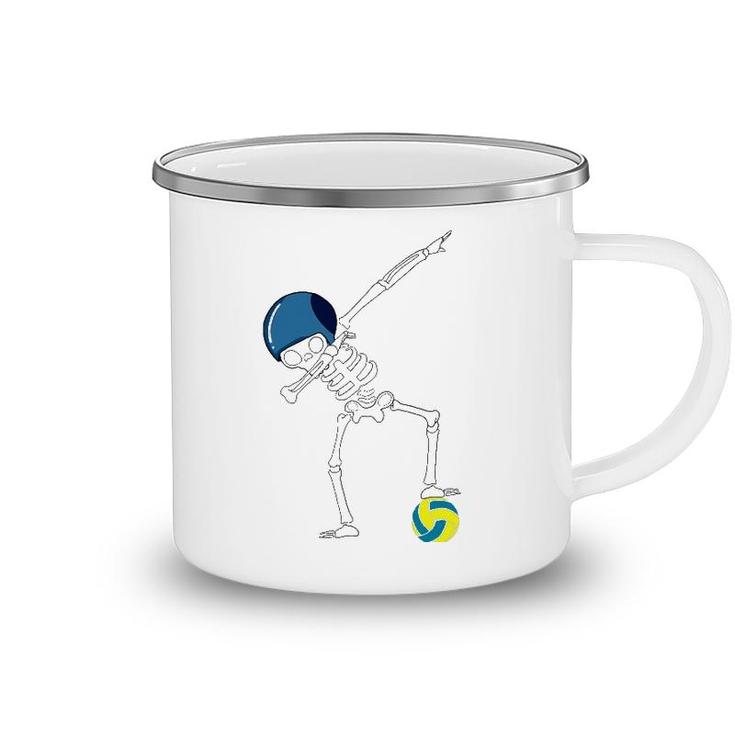 Dabbing Skeleton  Water Polo Player Sports Athlete Gift Camping Mug