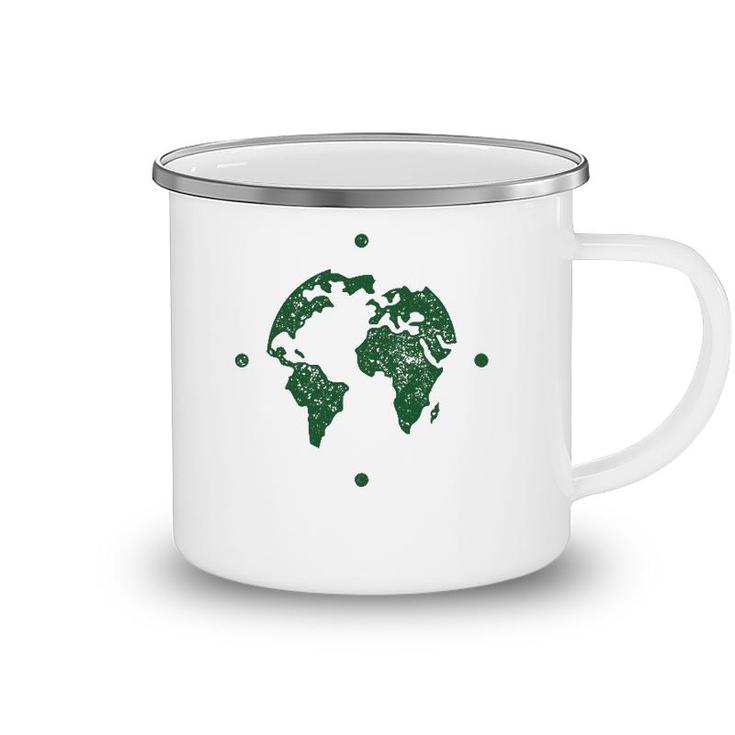 Earth Day  Teacher Recycle Vintage Recycling Earth Day Camping Mug