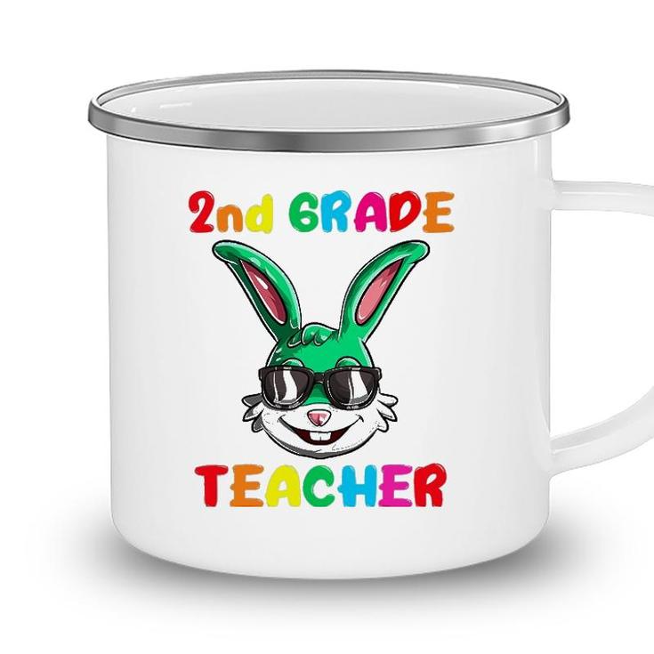 Easter Day Bunny 2Nd Grade Teacher  Easter Rabbit Camping Mug
