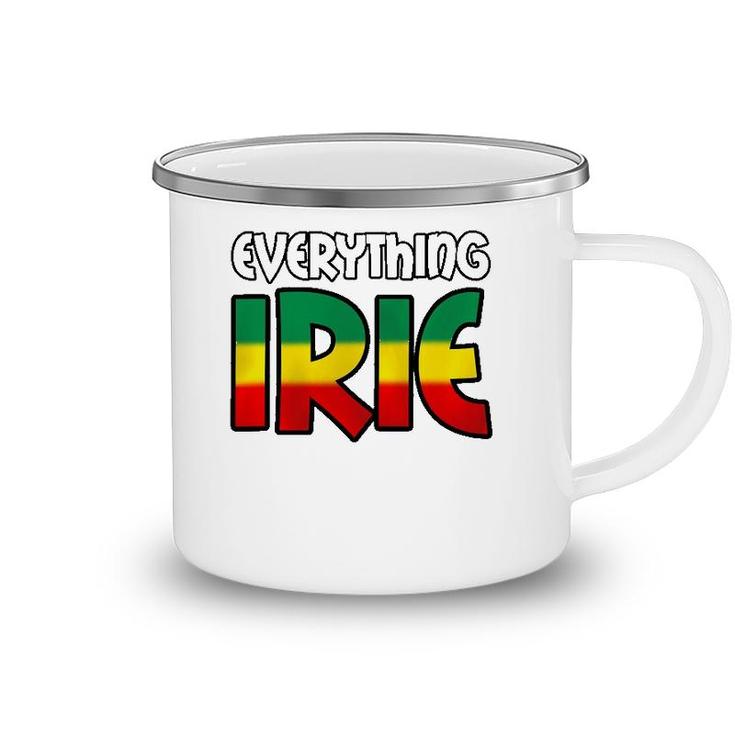 Everything Irie Colorful Rainbow Gift Camping Mug