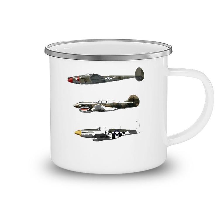Fighter Airplanes Warbirds Fighter Planes Camping Mug